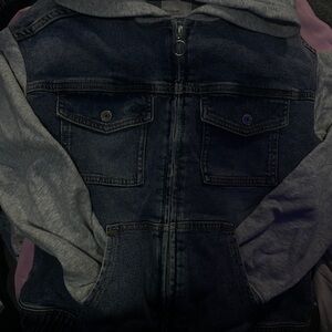 SO Denim Jacket with Gray Accents